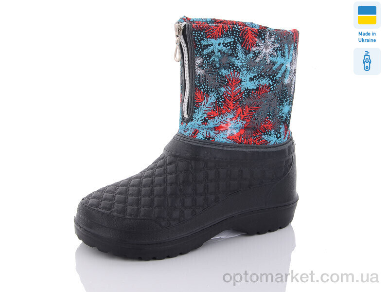 Купить Чоботи з піни жіночі 011 ялинка GF чорний, фото 1
