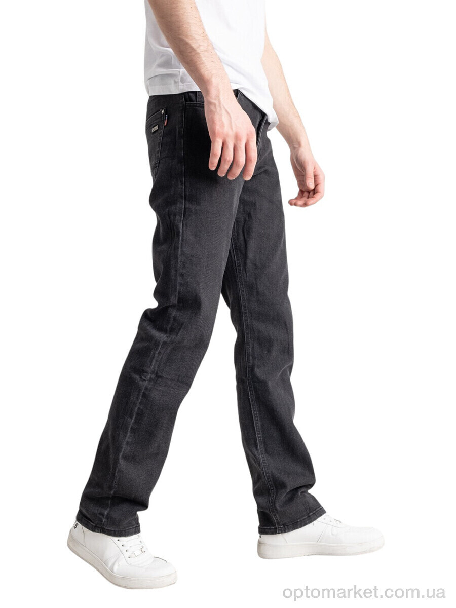 Купить Джинси чоловічі 0111 Monetoo чорний, фото 2