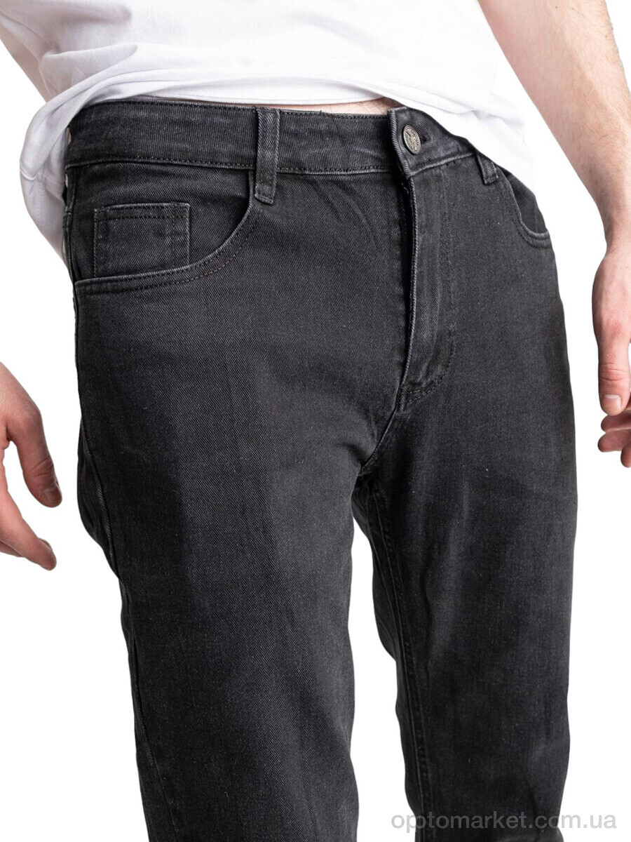 Купить Джинси чоловічі 0111 Monetoo чорний, фото 3