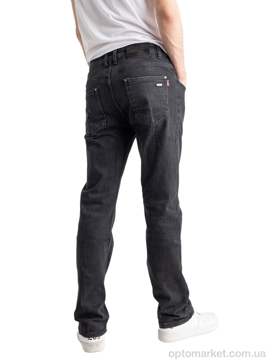 Купить Джинси чоловічі 0111 Monetoo чорний, фото 4