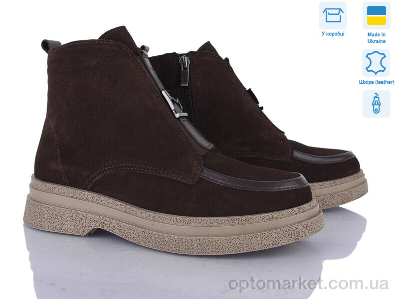 Купить Черевики жіночі 01141-55Б Ailinda коричневий, фото 1