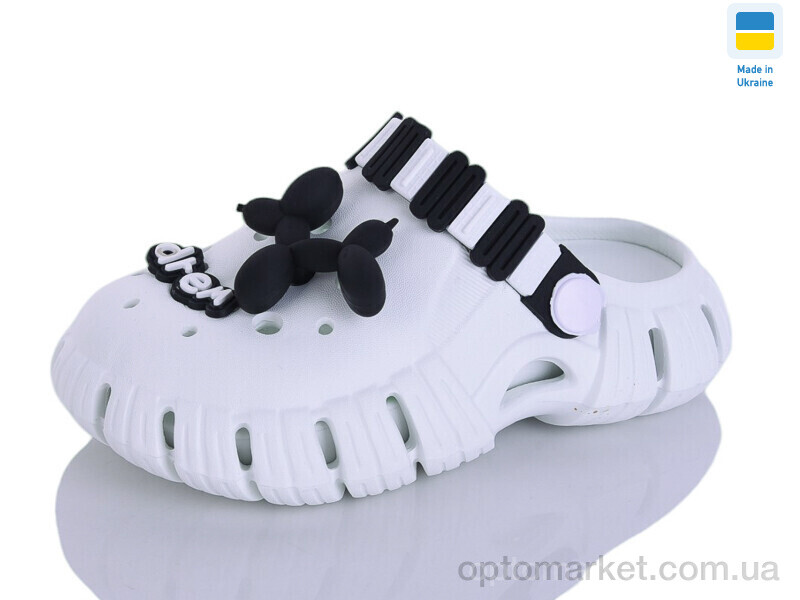 Купить Крокси дитячі 012 білий-білий Gipanis білий, фото 1
