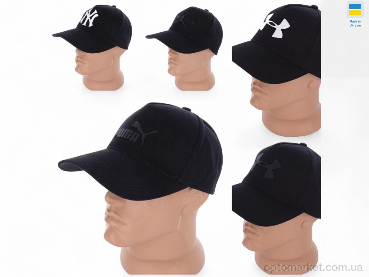 Купить Кепка чоловічі 0121 mix Mabi чорний, фото 2