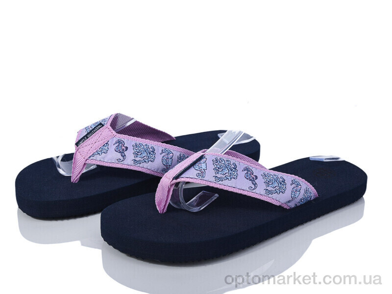 Купить Шльопанці жіночі 0123 pink-blue Simply Southern фіолетовий, фото 1