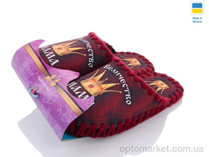 Купить Капці жіночі 0123 Vends бордовий, фото 3