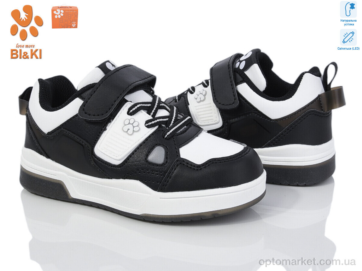 Купить Кросівки дитячі 01336H LED Bi&Ki чорний, фото 2