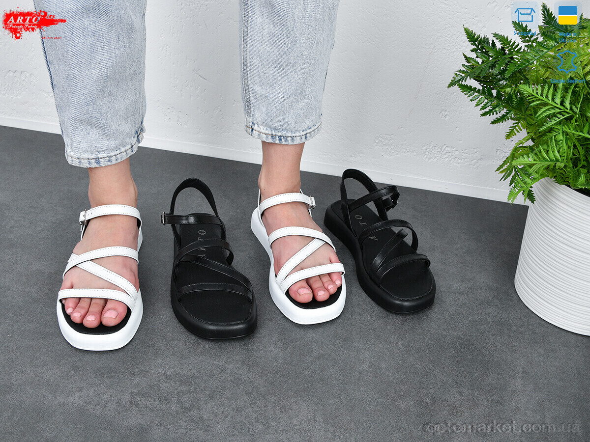 Купить Босоніжки жіночі 0138 б.к. ARTO білий, фото 5