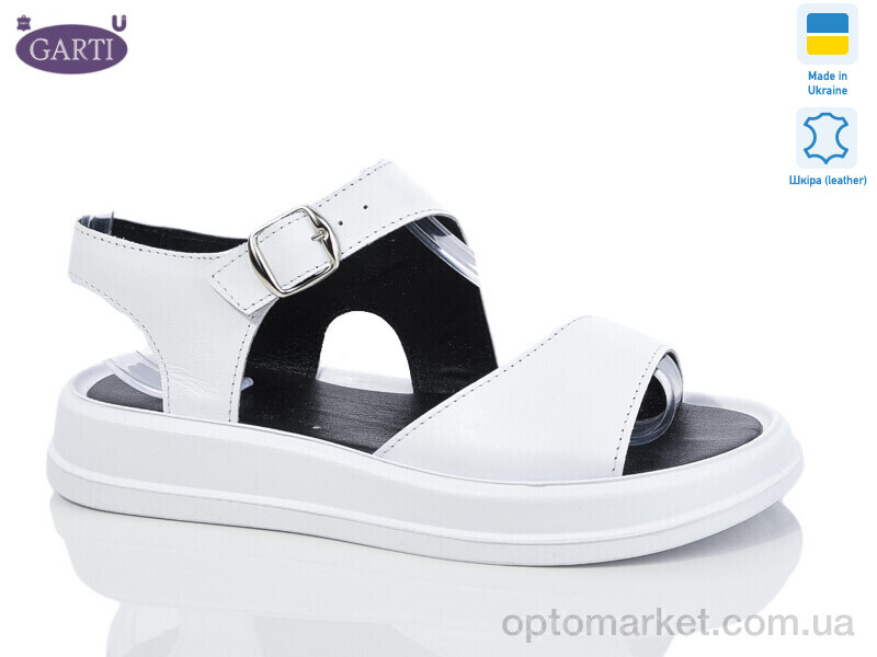 Купить Босоніжки жіночі 0138 біла шкіра Garti білий, фото 1