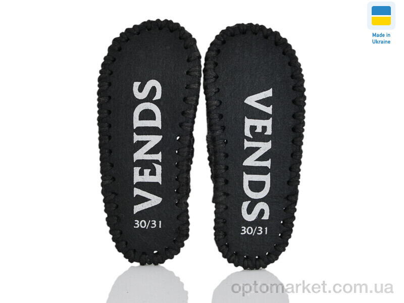 Купить Капці дитячі 014 дит. асфальт чорний Vends чорний, фото 2