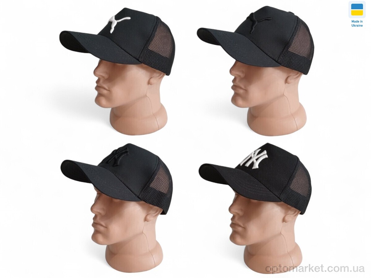 Купить Кепка чоловічі 0140 mix Mabi чорний, фото 2