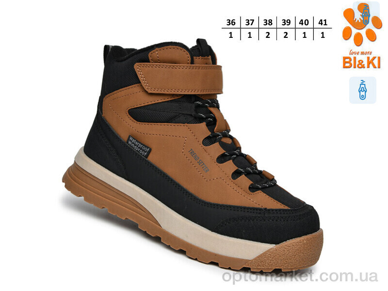 Купить Черевики дитячі 01427B Bi&Ki коричневий, фото 2