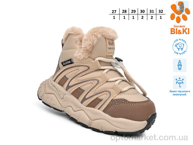 Купить Черевики дитячі 01442F Bi&Ki бежевий, фото 2