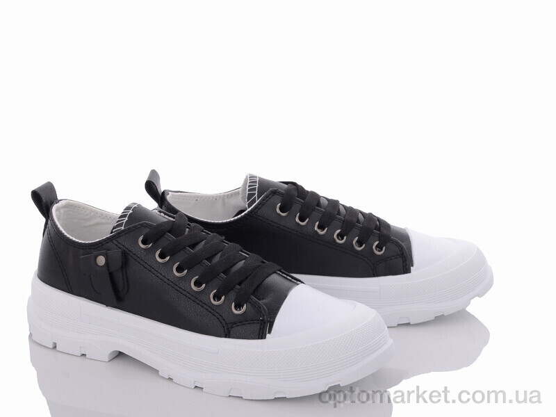 Купить Кеди жіночі 015-07 Xifa чорний, фото 1