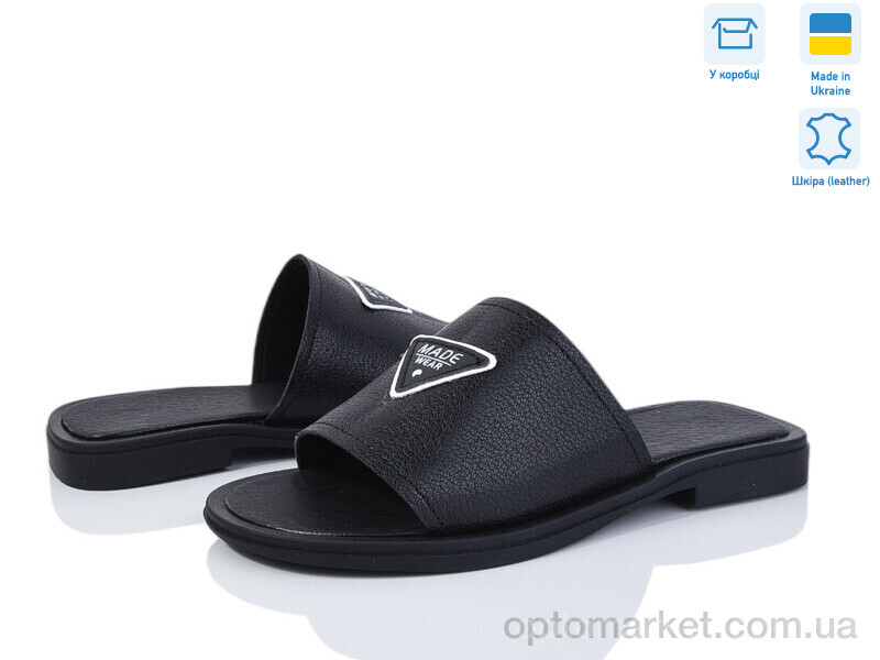 Купить Шльопанці жіночі 016 чорний к. Мрія чорний, фото 1