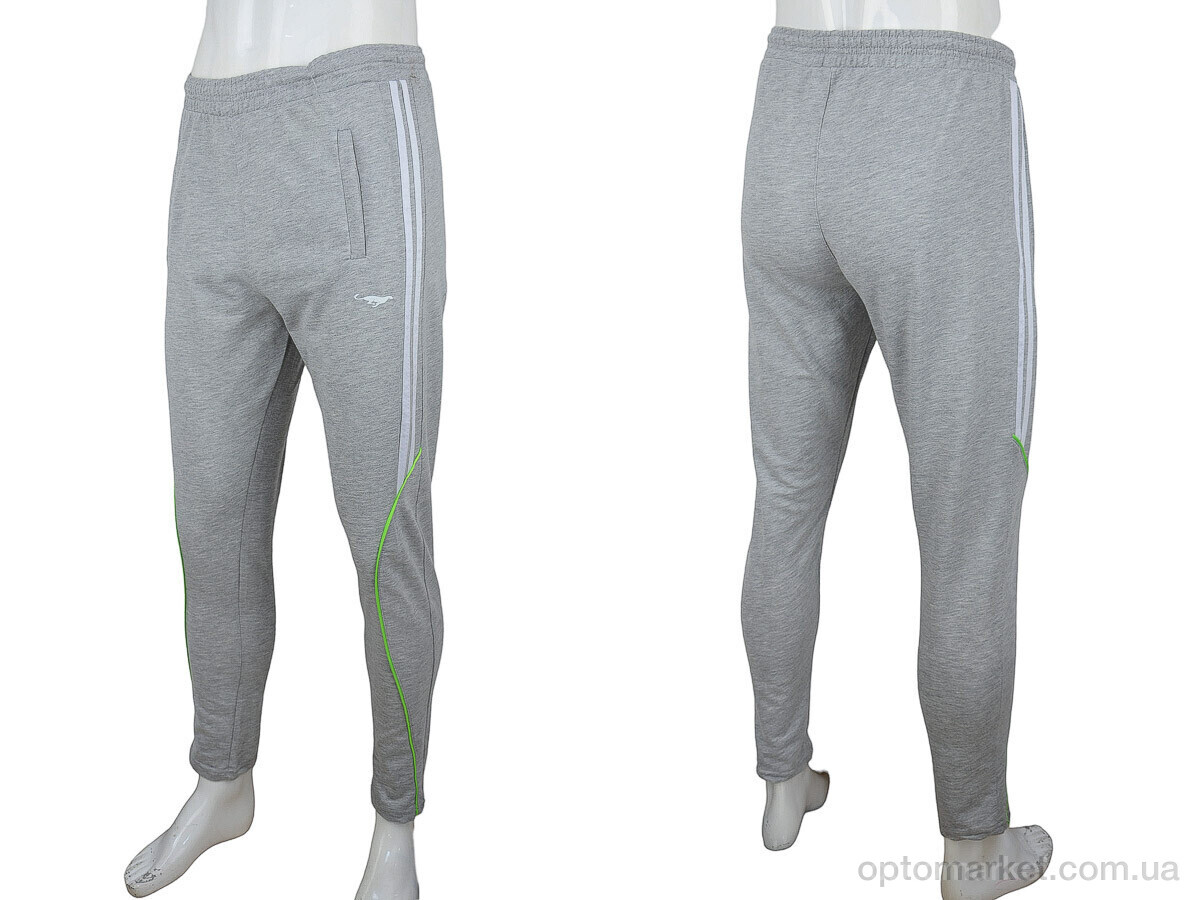 Купить Спортивні штаны чоловічі 0168 l.grey Red Hat сірий, фото 3