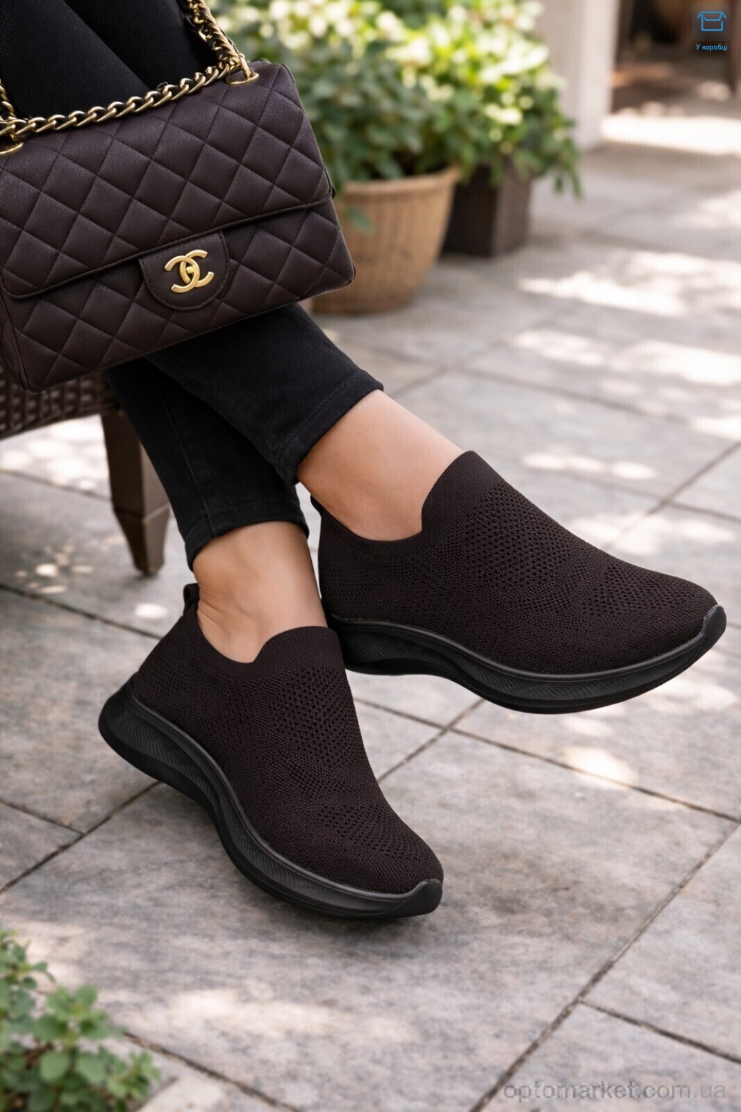 Купить Кросівки жіночі 017-3 піна Seven коричневий, фото 2