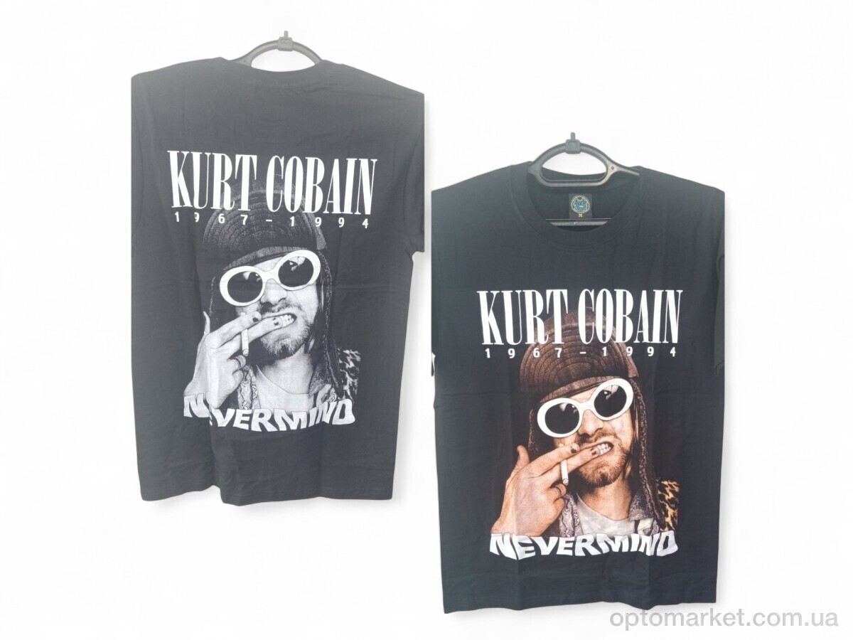 Купить Футболка чоловічі 0183 чорний Mabi чорний, фото 1