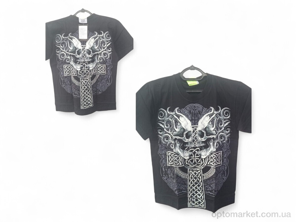 Купить Футболка чоловічі 0193 чорний Mabi чорний, фото 1