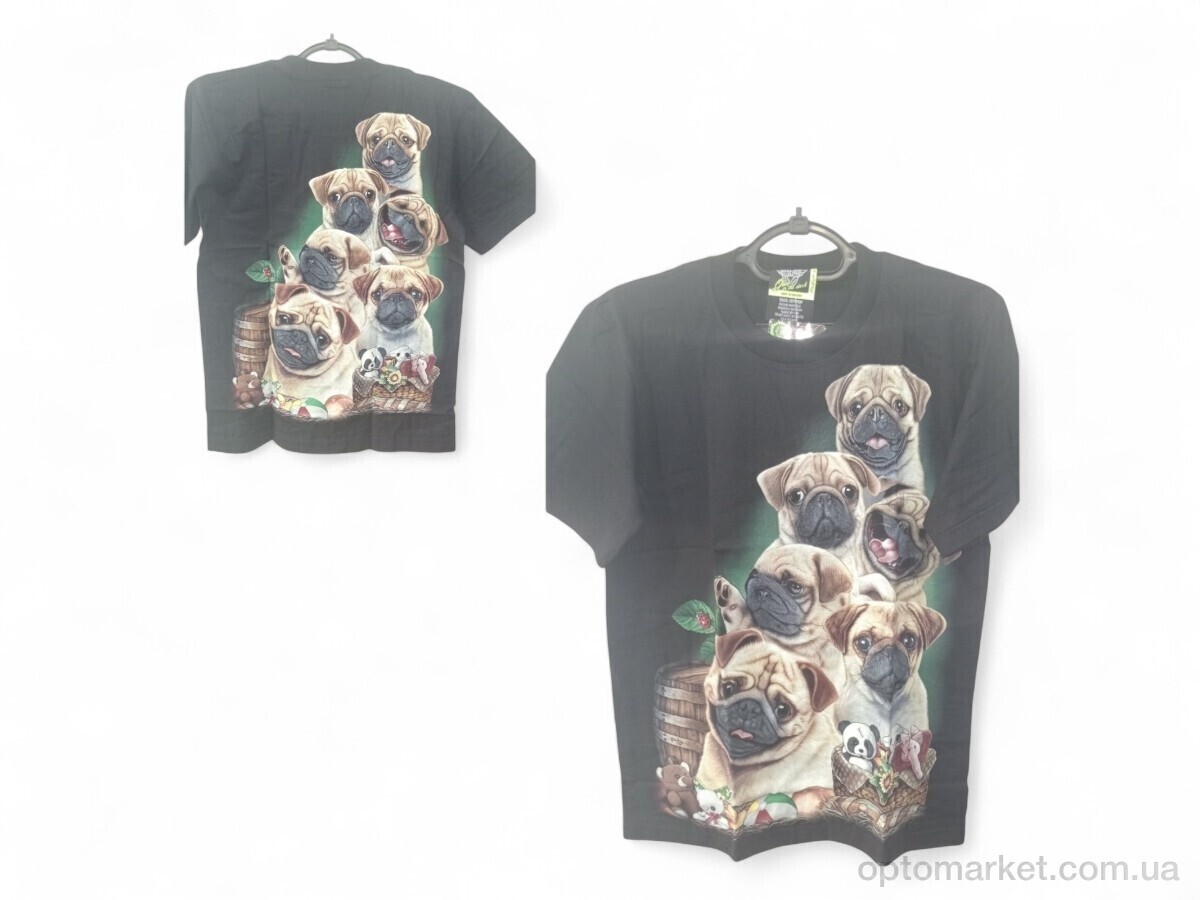 Купить Футболка чоловічі 0196 чорний Mabi чорний, фото 1