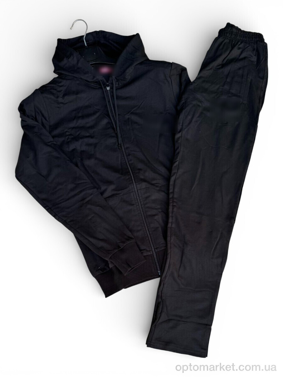 Купить Спортивний костюм чоловічі 01Pu чорний P.ma чорний, фото 1