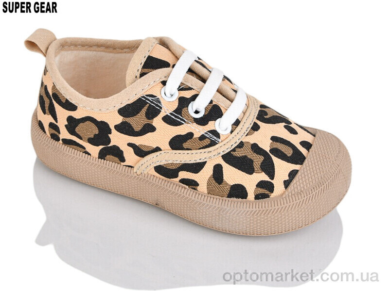 Купить Кеди дитячі 02-217 yellow Super Gear бежевий, фото 1