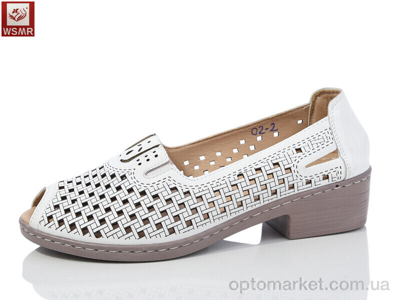 Купить Туфлі жіночі 02-2 WSMR білий, фото 1