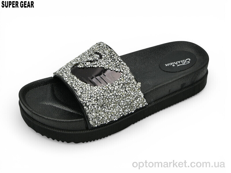 Купить Шльопанці жіночі 02-752 white Super Gear срібний, фото 1