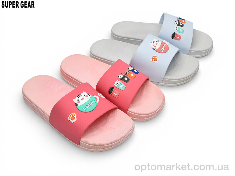 Купить Шльопанці жіночі 02-757 mix Super Gear мікс, фото 1