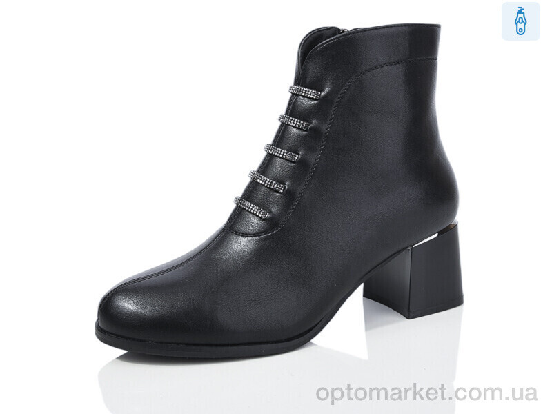 Купить Черевики жіночі 020-5 бот Yimeili чорний, фото 1