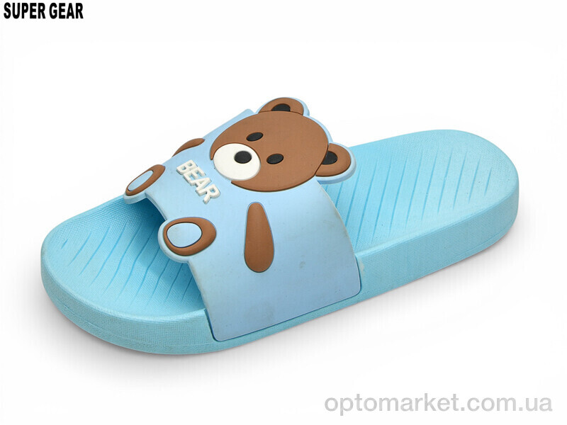 Купить Шльопанці дитячі 02065-09 blue Super Gear блакитний, фото 1