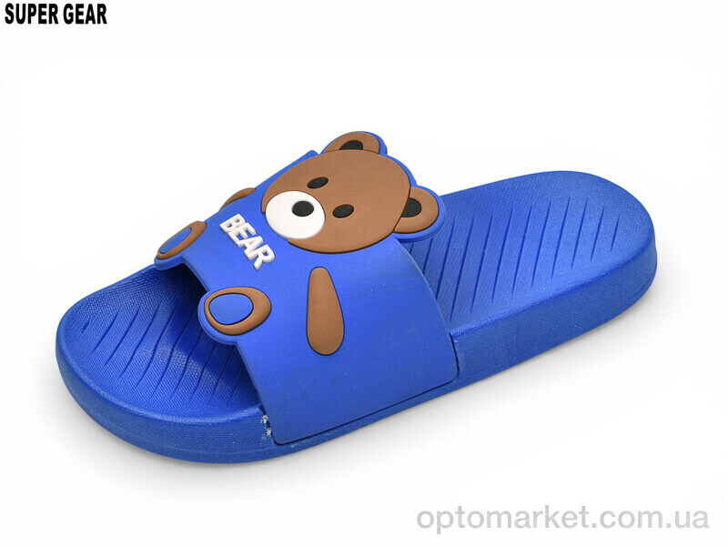 Купить Шльопанці дитячі 02065-09 navy Super Gear синій, фото 1