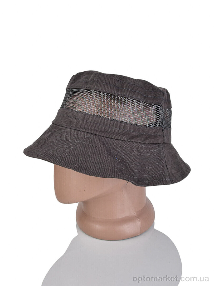 Купить Панама чоловічі 0207-10 d.grey RuBi сірий, фото 1