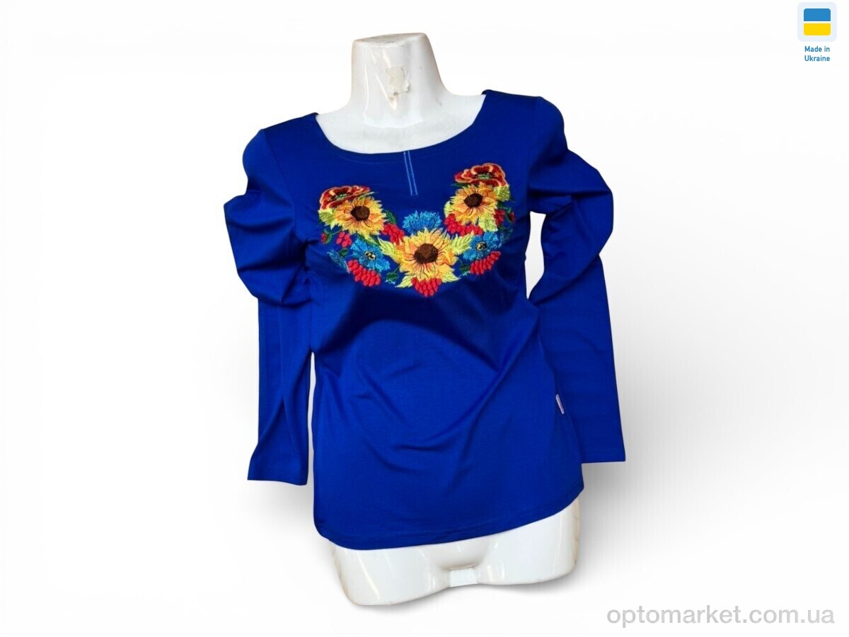 Купить Блуза жіночі 022 електрик Sport style синій, фото 1