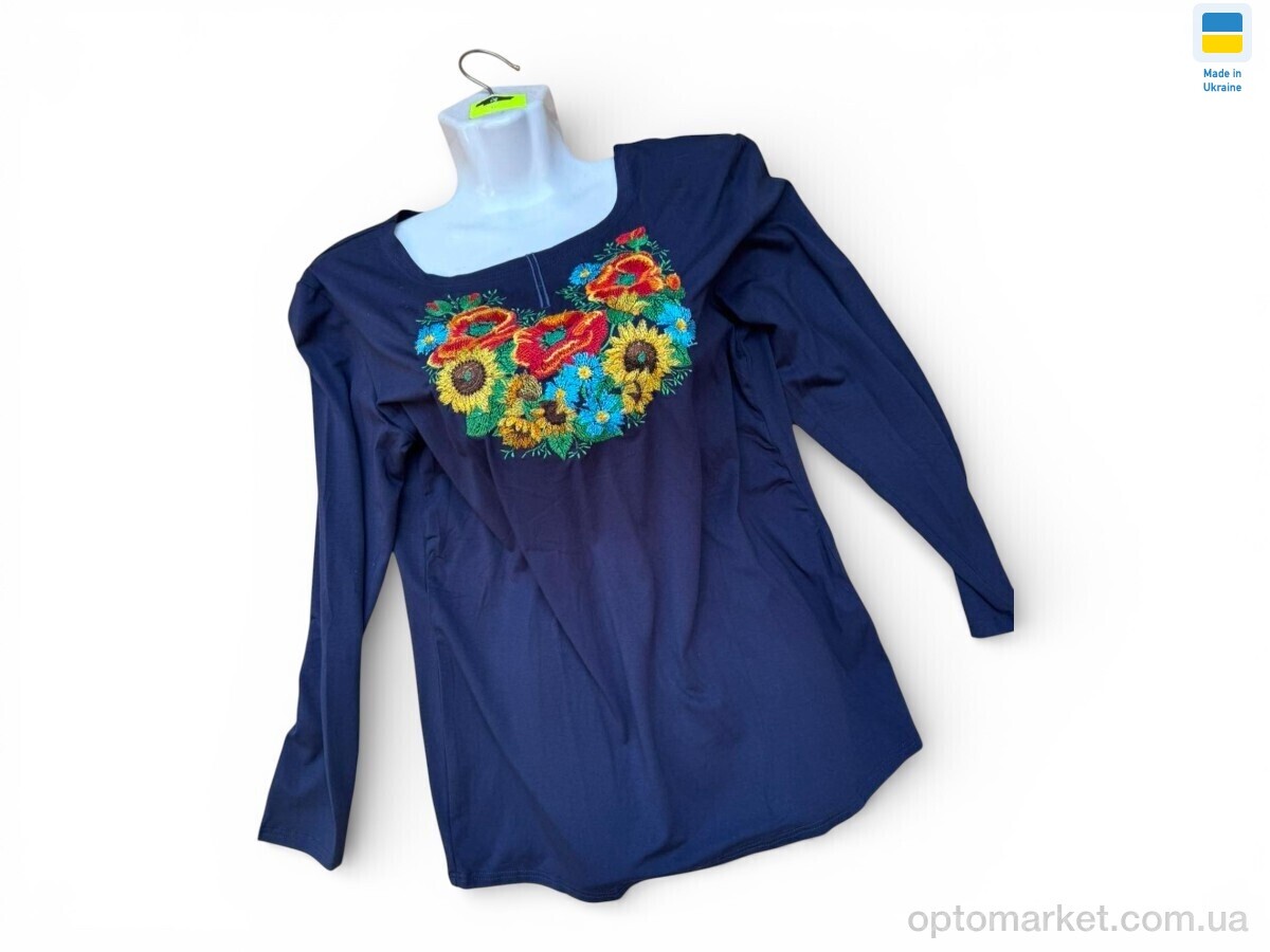 Купить Блуза жіночі 022 т.синій Sport style синій, фото 1