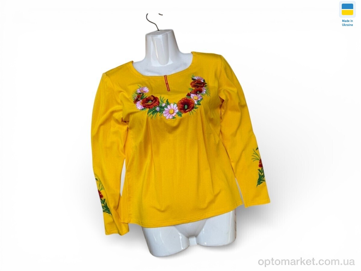 Купить Блуза жіночі 022 жовтий Sport style жовтий, фото 1