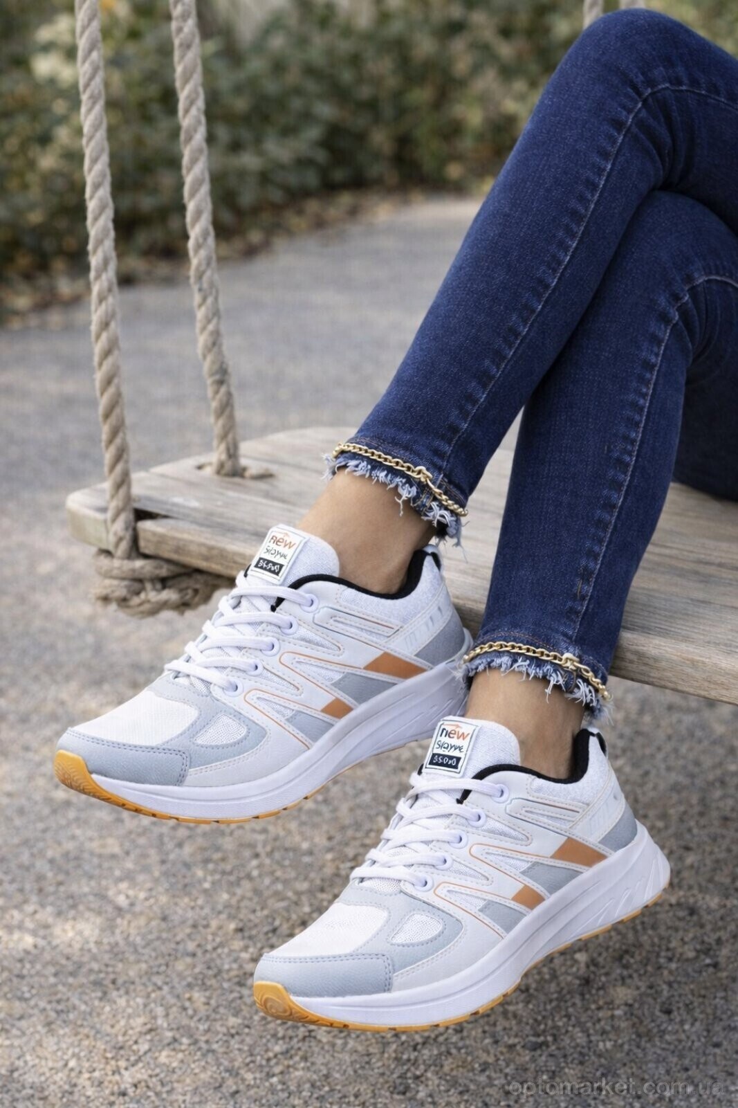 Купить Кросівки жіночі 0229-5 піна Sayota білий, фото 2