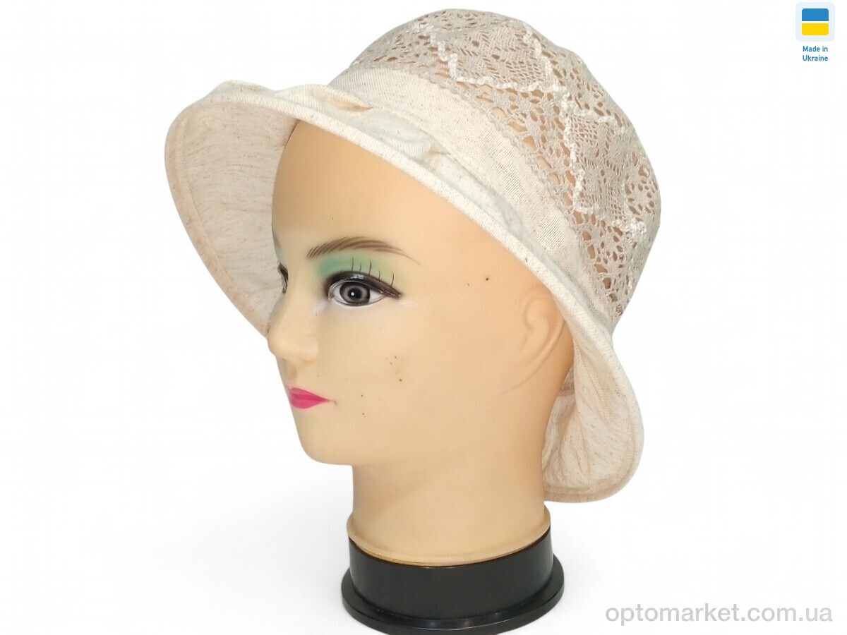 Купить Капелюх жіночі 0249 бежевий Mabi бежевий, фото 1