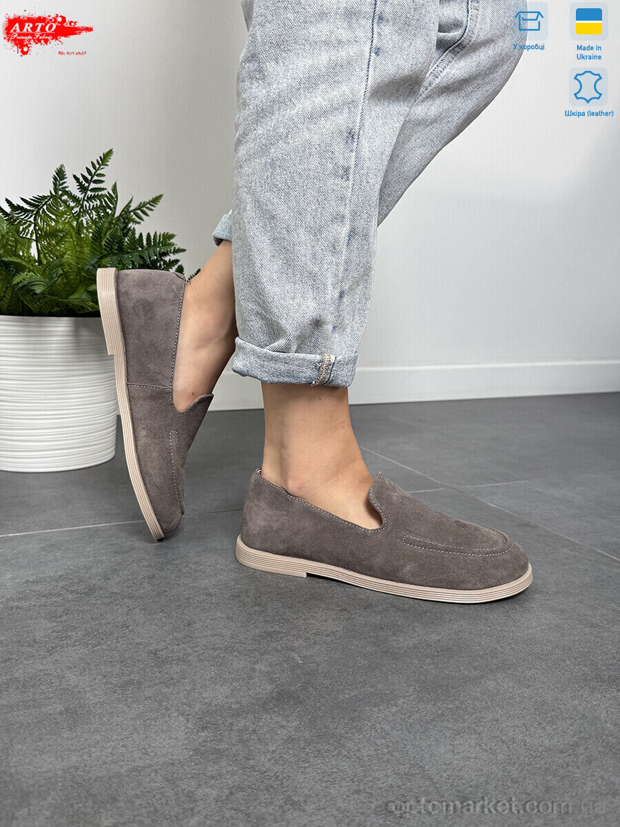 Купить Туфлі жіночі 025 кофе з. ARTO коричневий, фото 3