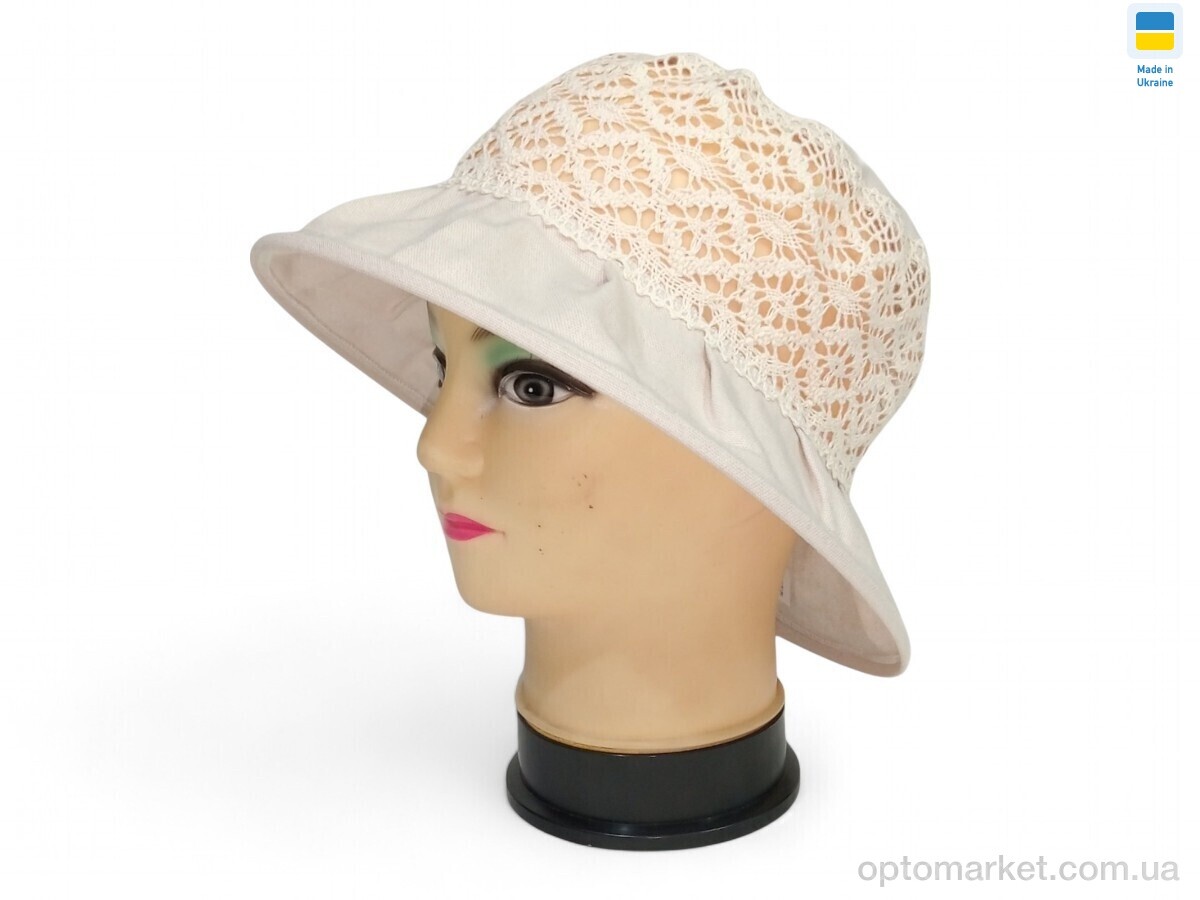 Купить Капелюх жіночі 0254 бежевий Mabi бежевий, фото 1