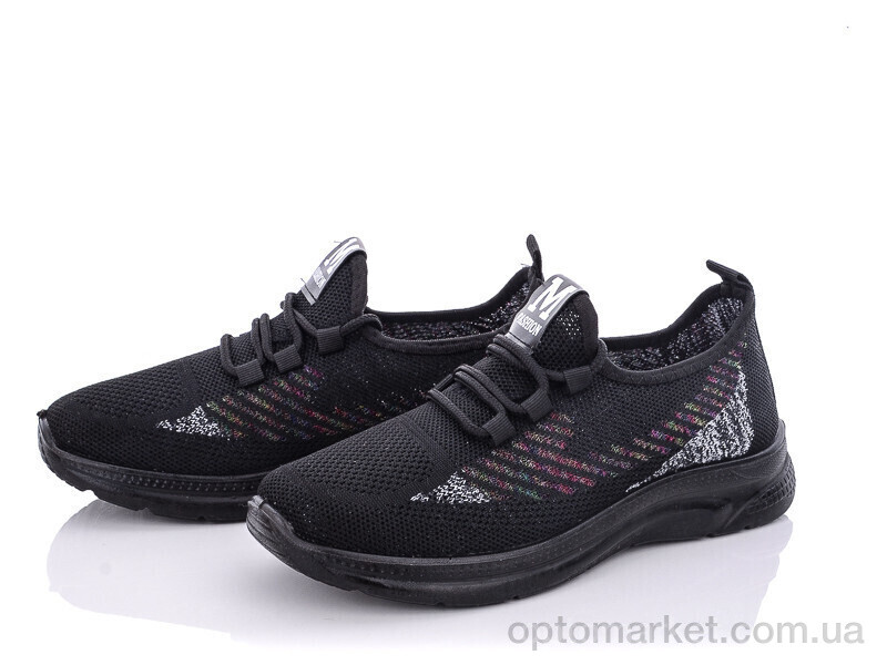 Купить Кросівки жіночі 027-12 пена Xifa чорний, фото 1