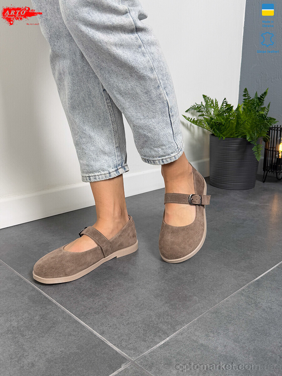 Купить Туфлі жіночі 027 кофе з. ARTO коричневий, фото 2