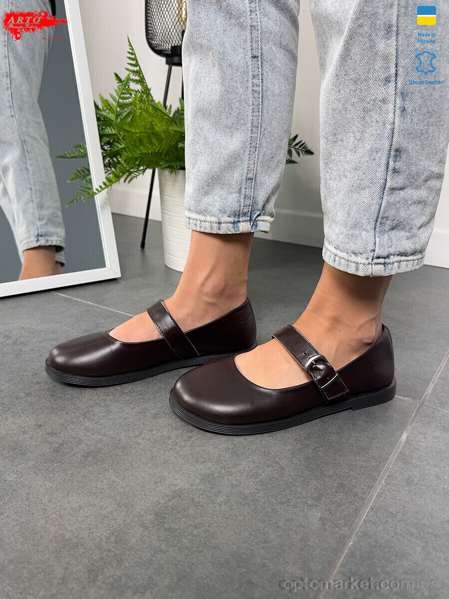 Купить Туфлі жіночі 027 коричневий к. ARTO коричневий, фото 2