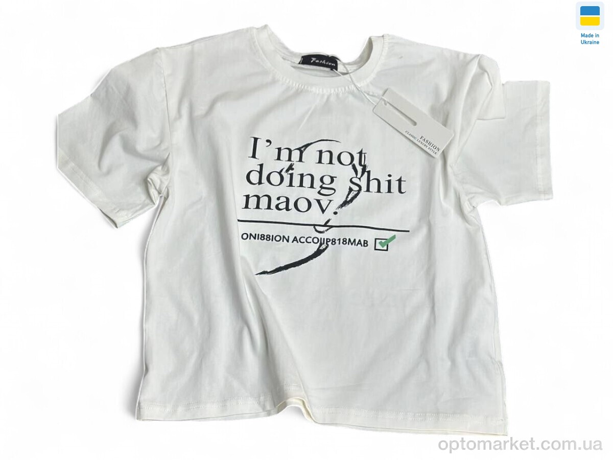 Купить Футболка дитячі 028 білий (110р) Fashion Classic Luxury Style білий, фото 2