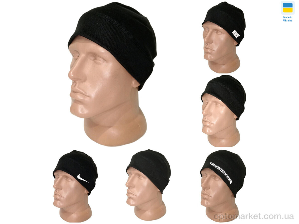 Купить Шапка чоловічі 0282 mix Mabi чорний, фото 2