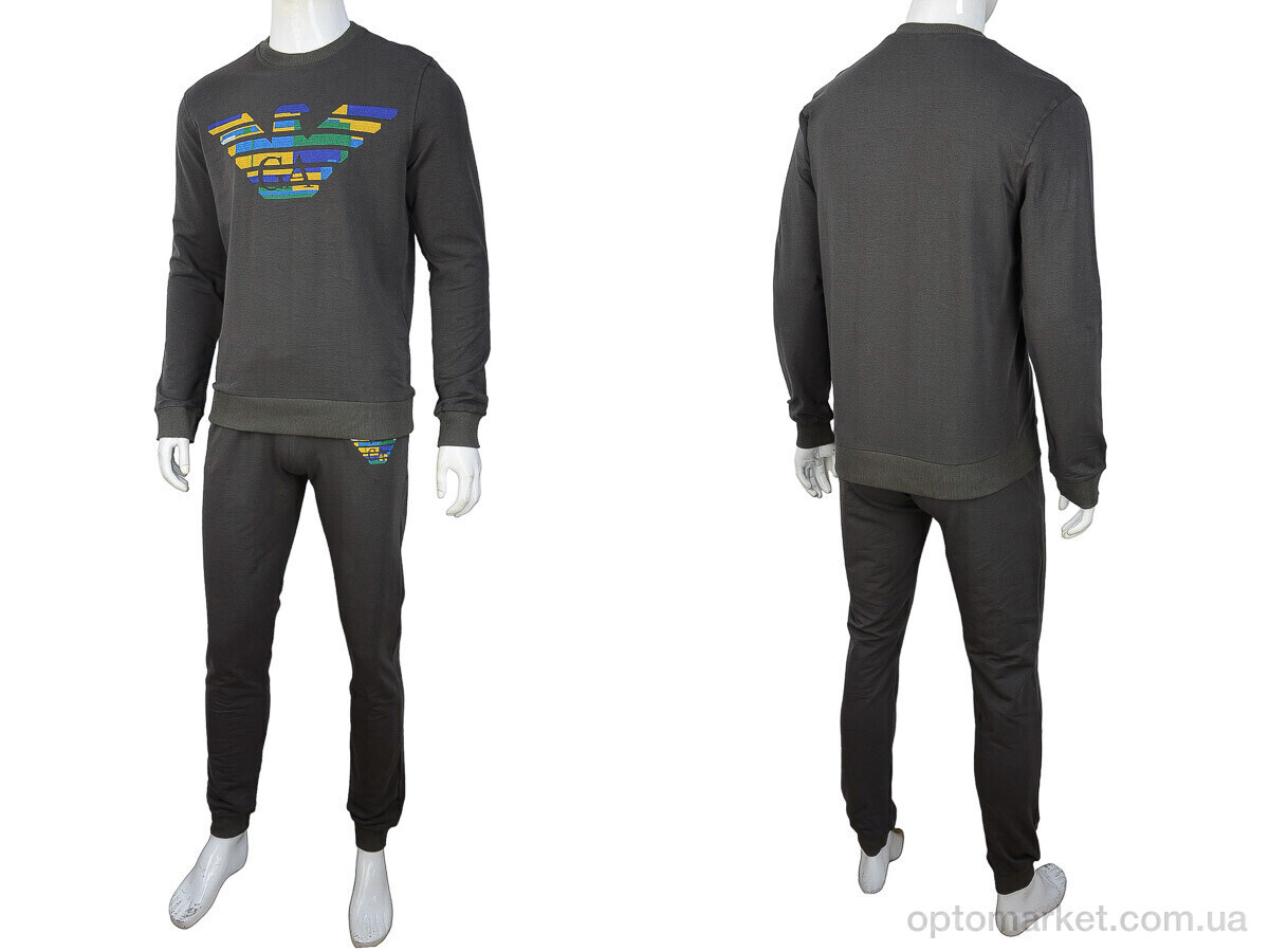 Купить Спортивний костюм чоловічі 02928 green G.orgio Armani зелений, фото 4