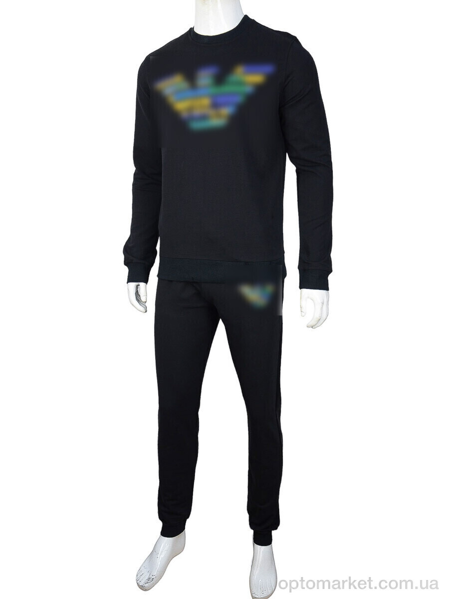 Купить Спортивний костюм чоловічі 02929 black G.orgio Armani чорний, фото 1