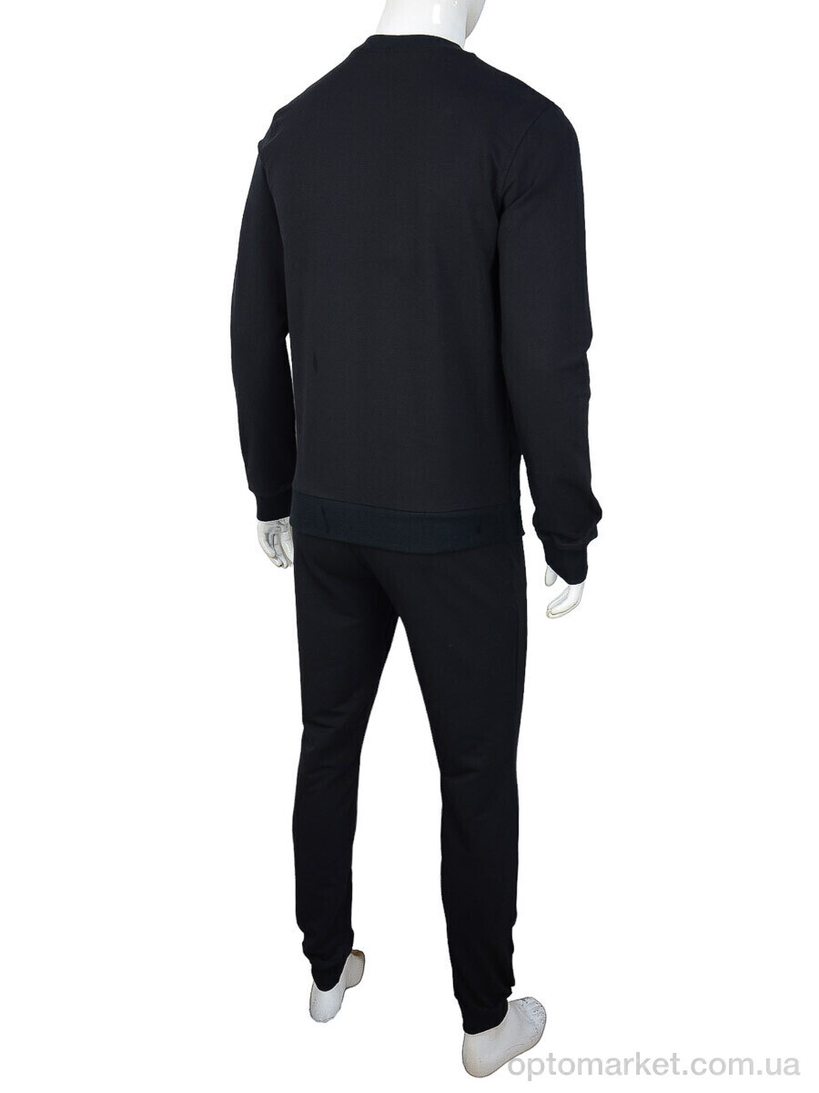 Купить Спортивний костюм чоловічі 02929 black G.orgio Armani чорний, фото 3