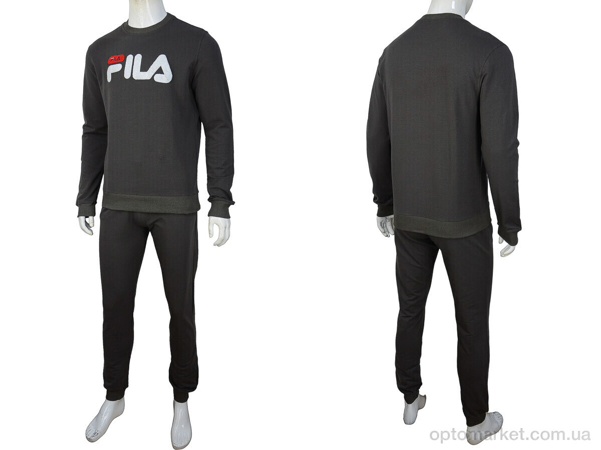 Купить Спортивний костюм чоловічі 02930 d.green F.la зелений, фото 4