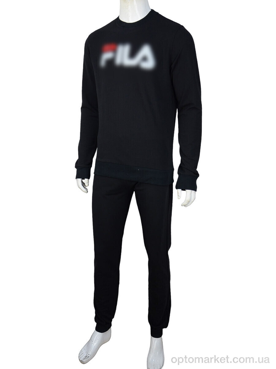 Купить Спортивний костюм чоловічі 02931 black F.la чорний, фото 1