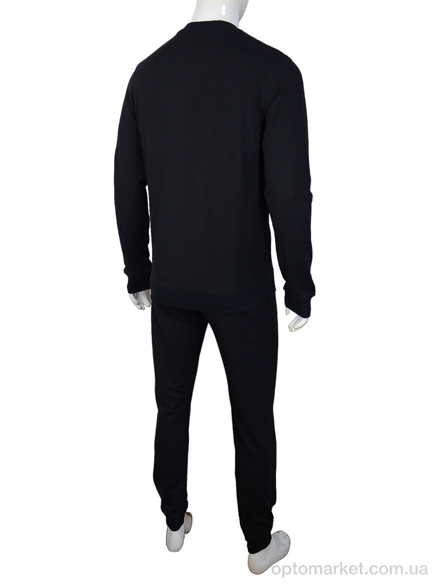 Купить Спортивний костюм чоловічі 02931 black F.la чорний, фото 3